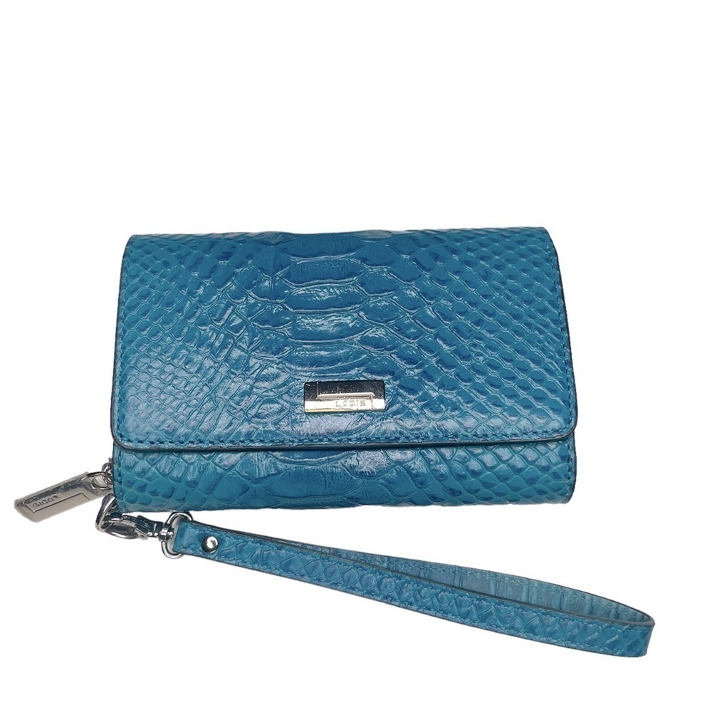Lodis Lagoon Embossed‎ Phone Wallet
